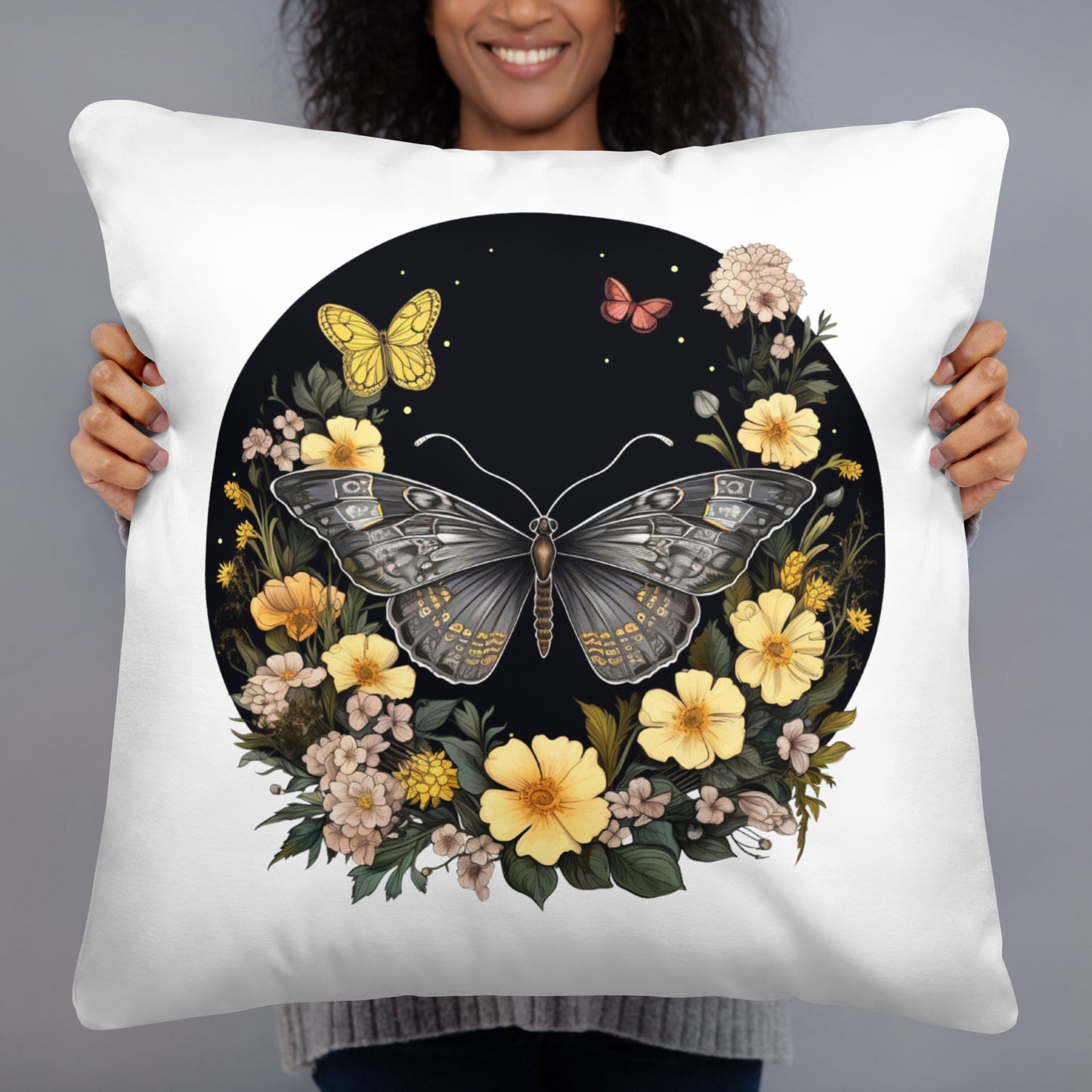 Butterflies throw Pillow