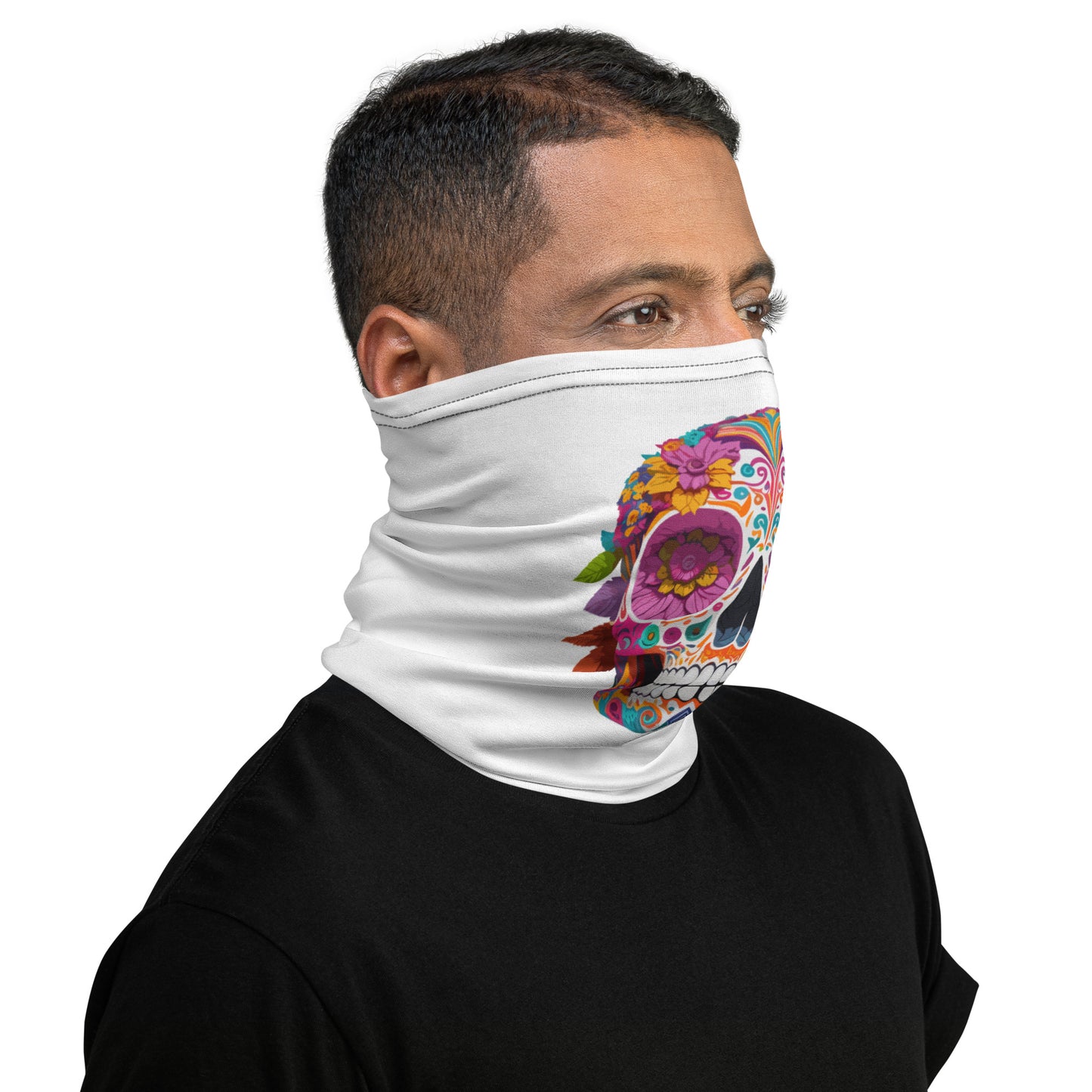 Sugar Skull Floral Gaiter