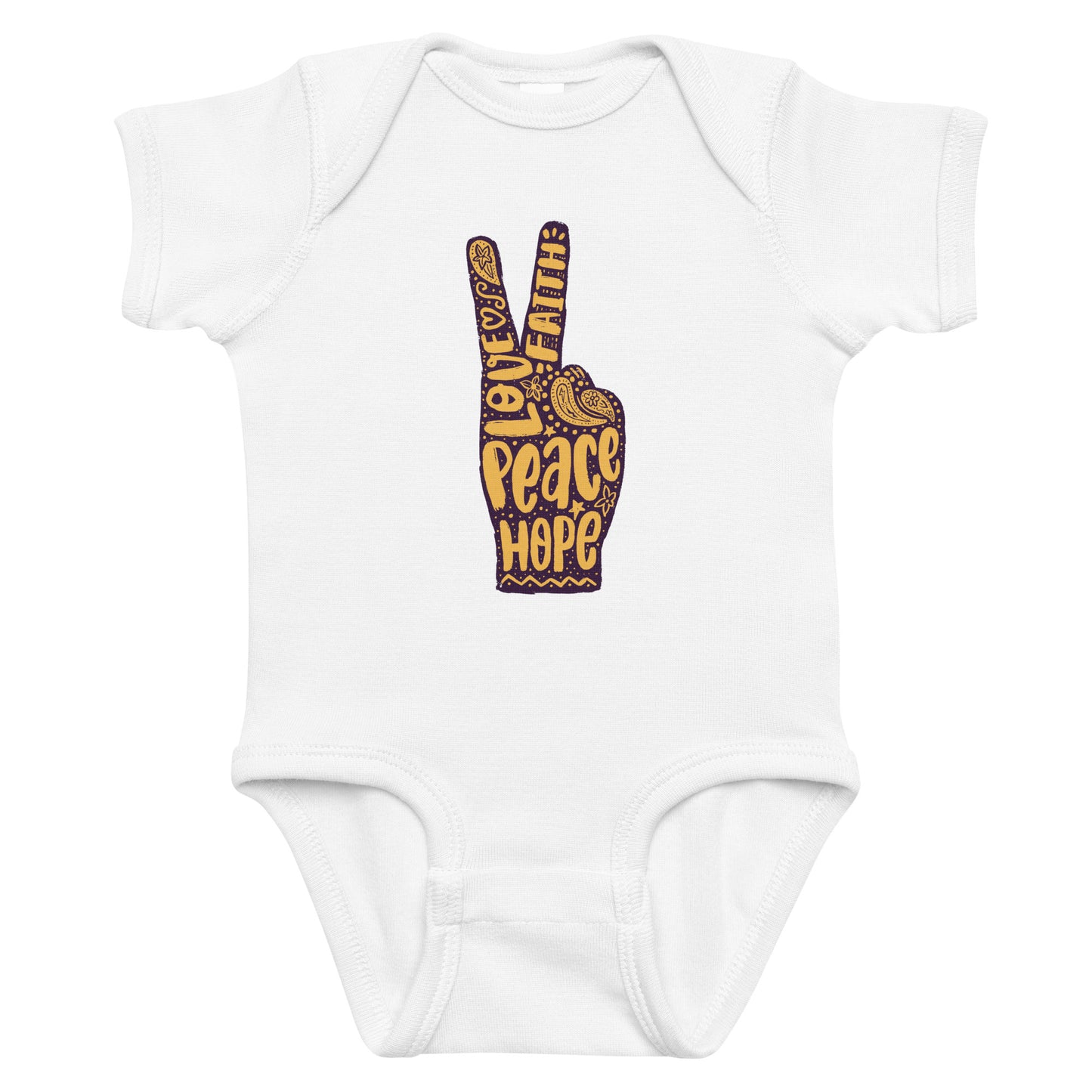 love hope peace infant t-shirt