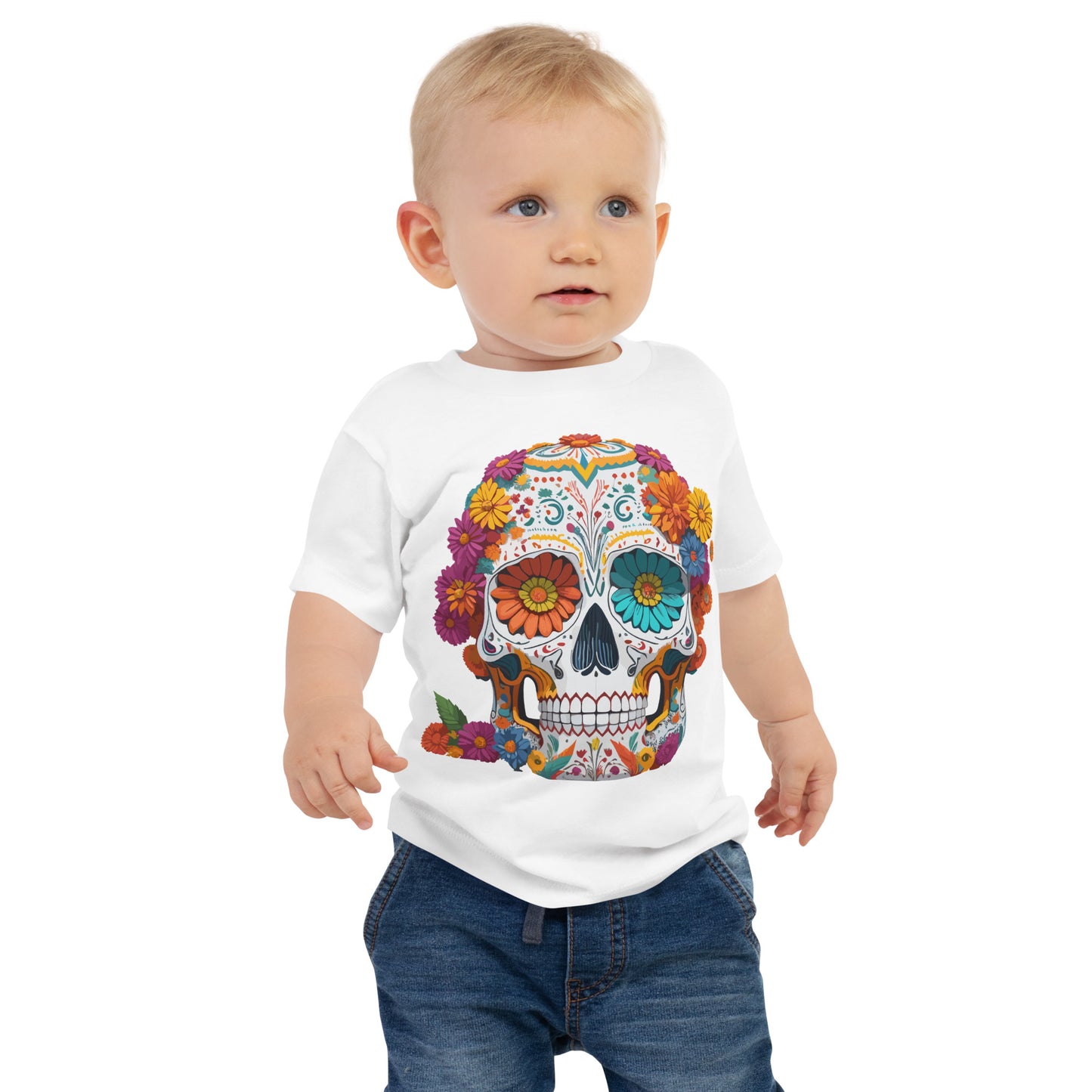 Sugar Skull Baby tee shirt