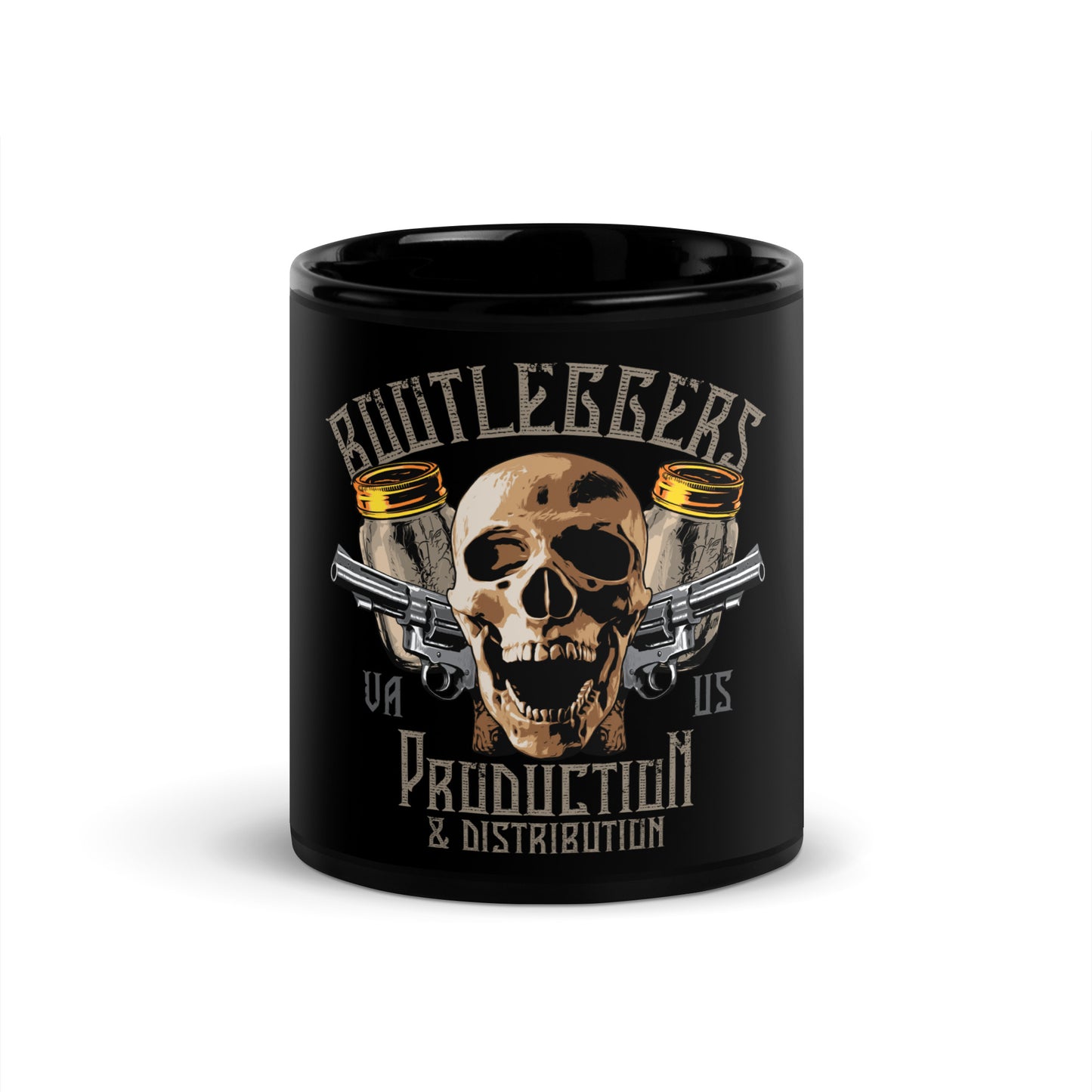 Moonshine Black Coffee Cup