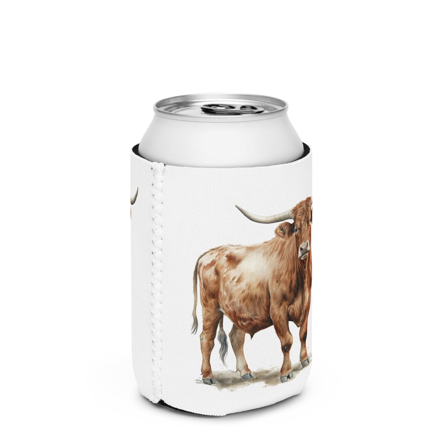 Texas Longhorns Slim Can Cooler