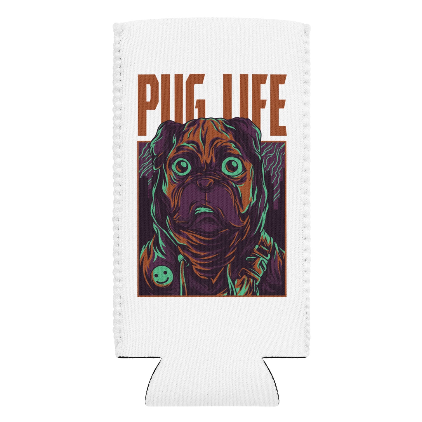PUG LIFE slim Can Cooler