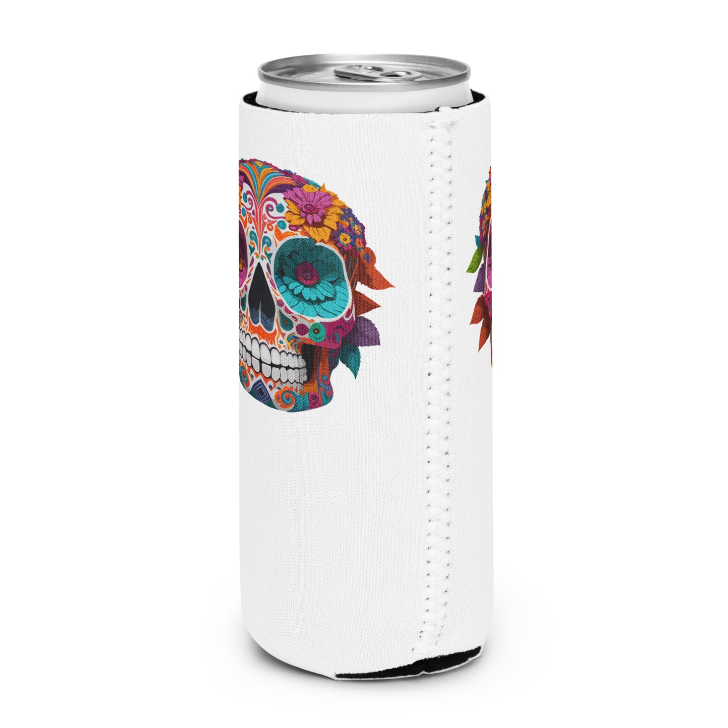 Dia De Los Muertos slim Can Koozie