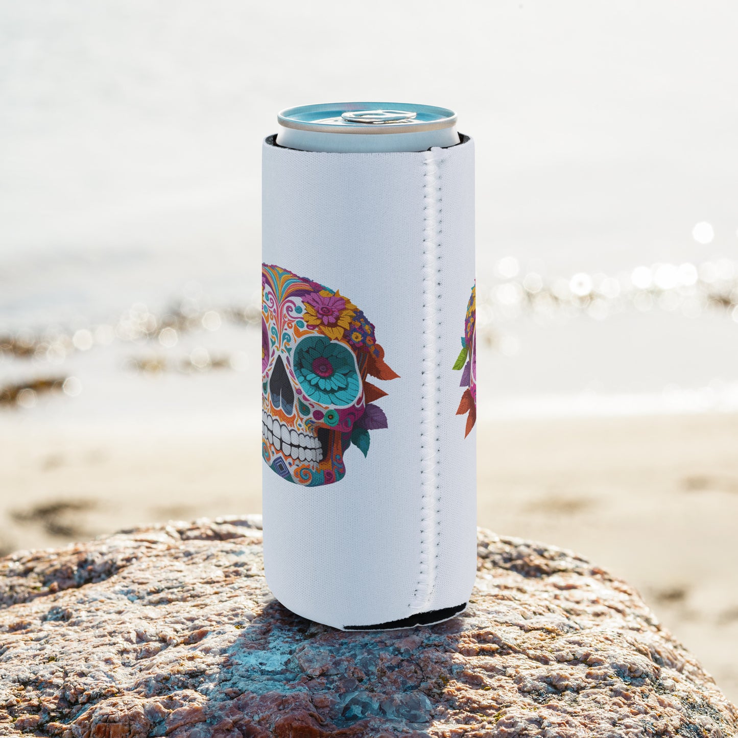 Mexican Skull Beer Bottle Sleeves