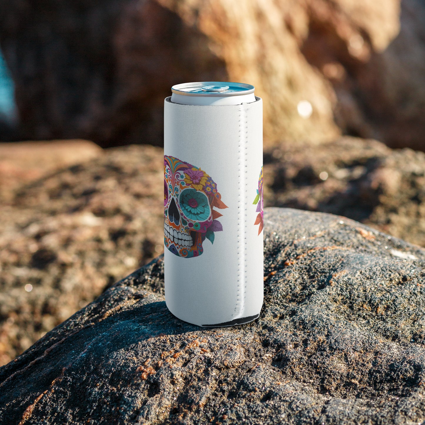 Sugar Skull Beer Can Insulators