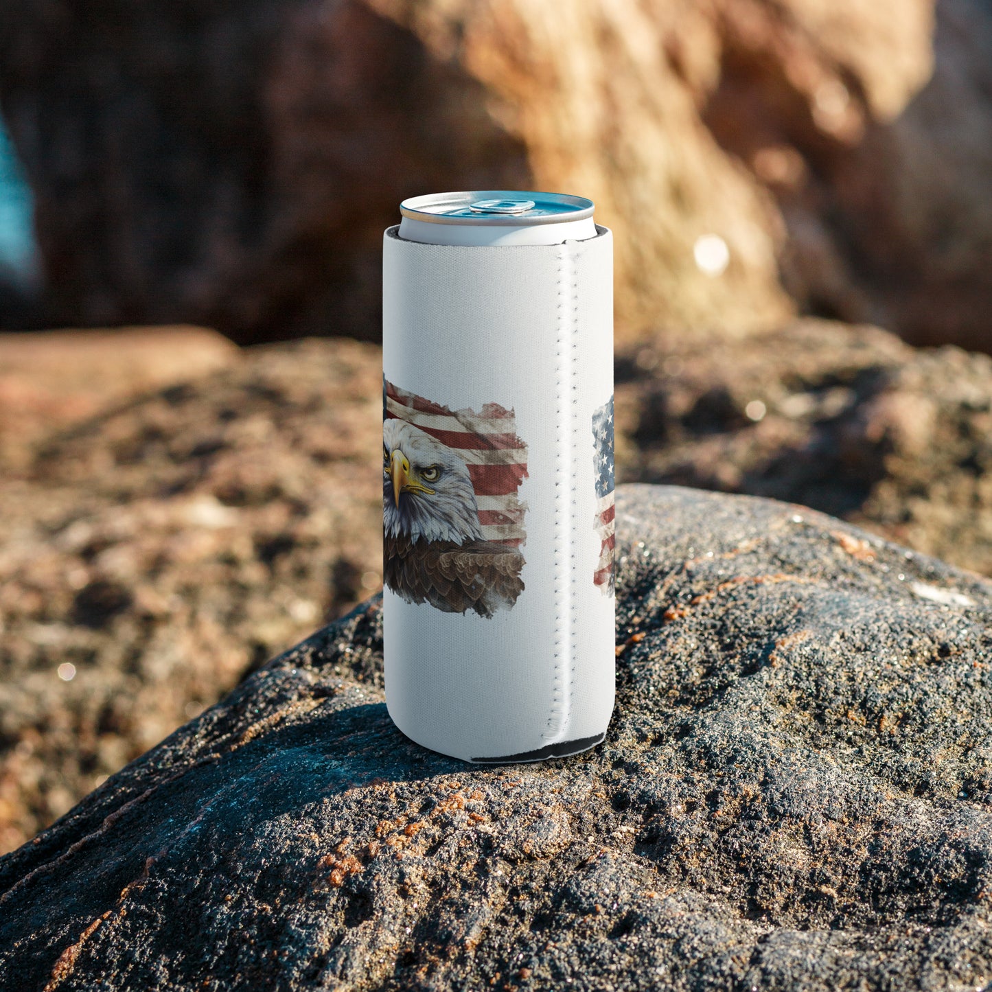American Bald Eagle Beer Can Holder