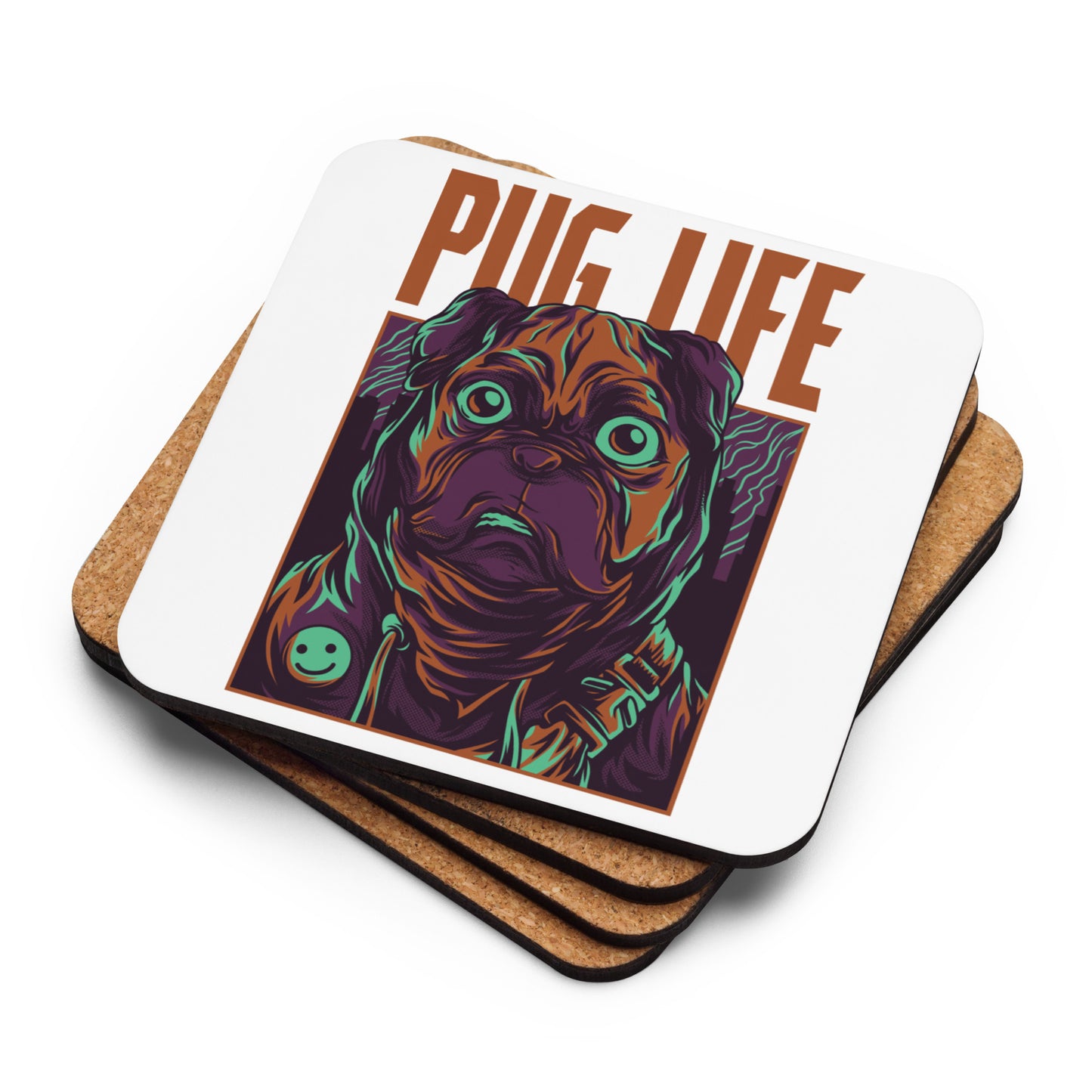 PUG LIFE Drink Coaster