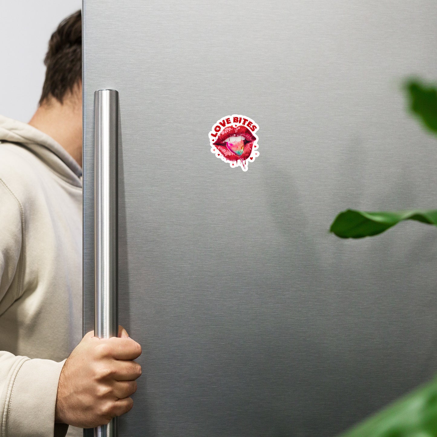 Love Bites Sexy Lips Magnet