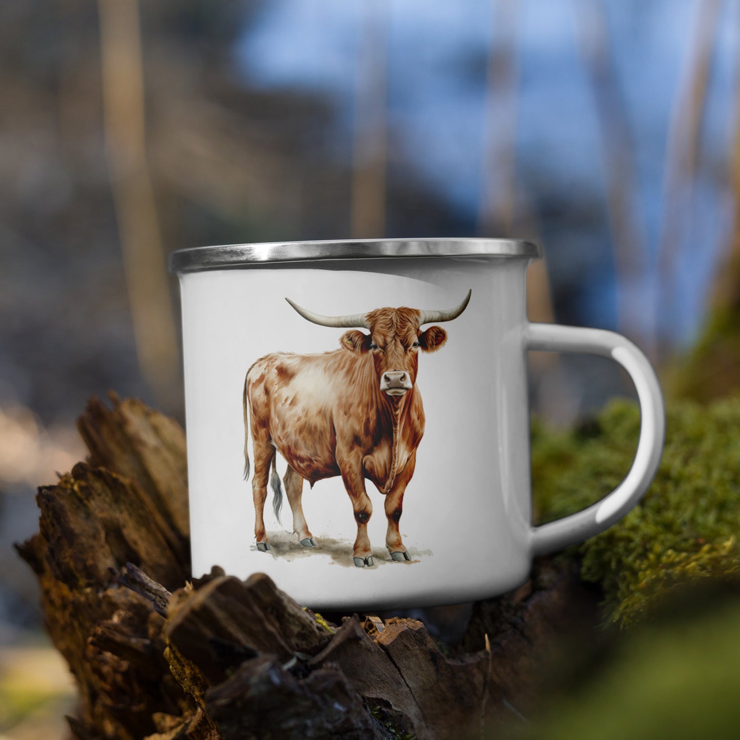 Texas Longhorn Camper Mug