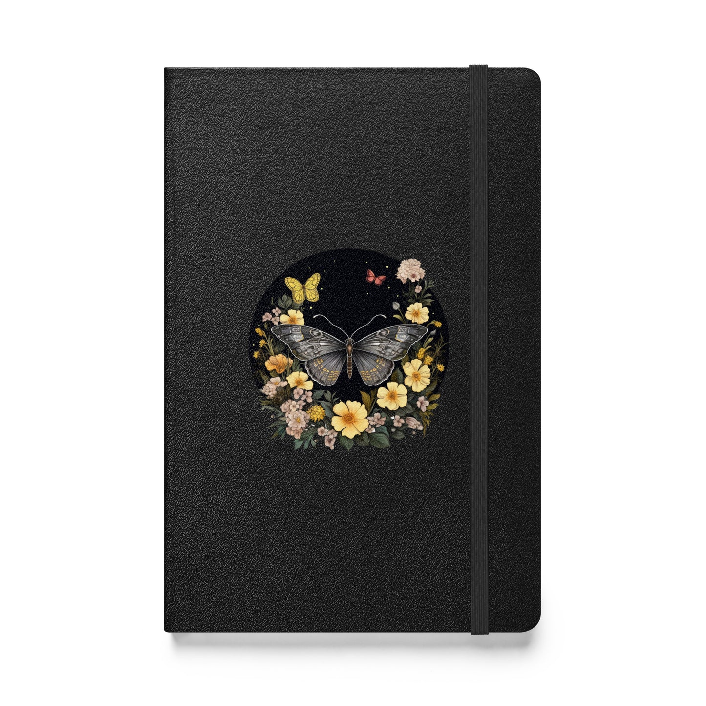 Butterflies & Flowers Hardcover Notebook