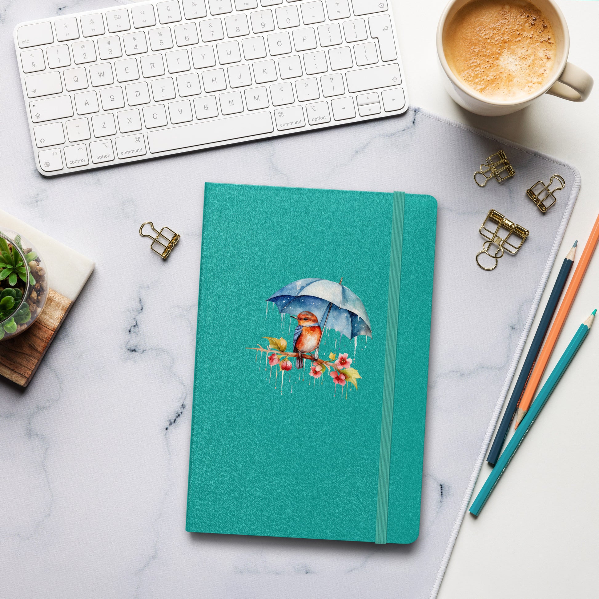 bird in the rain journal