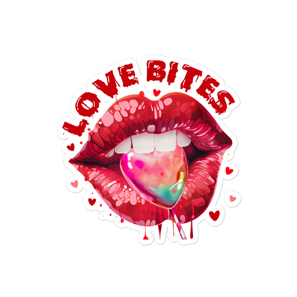 tongue sticking out sticker
