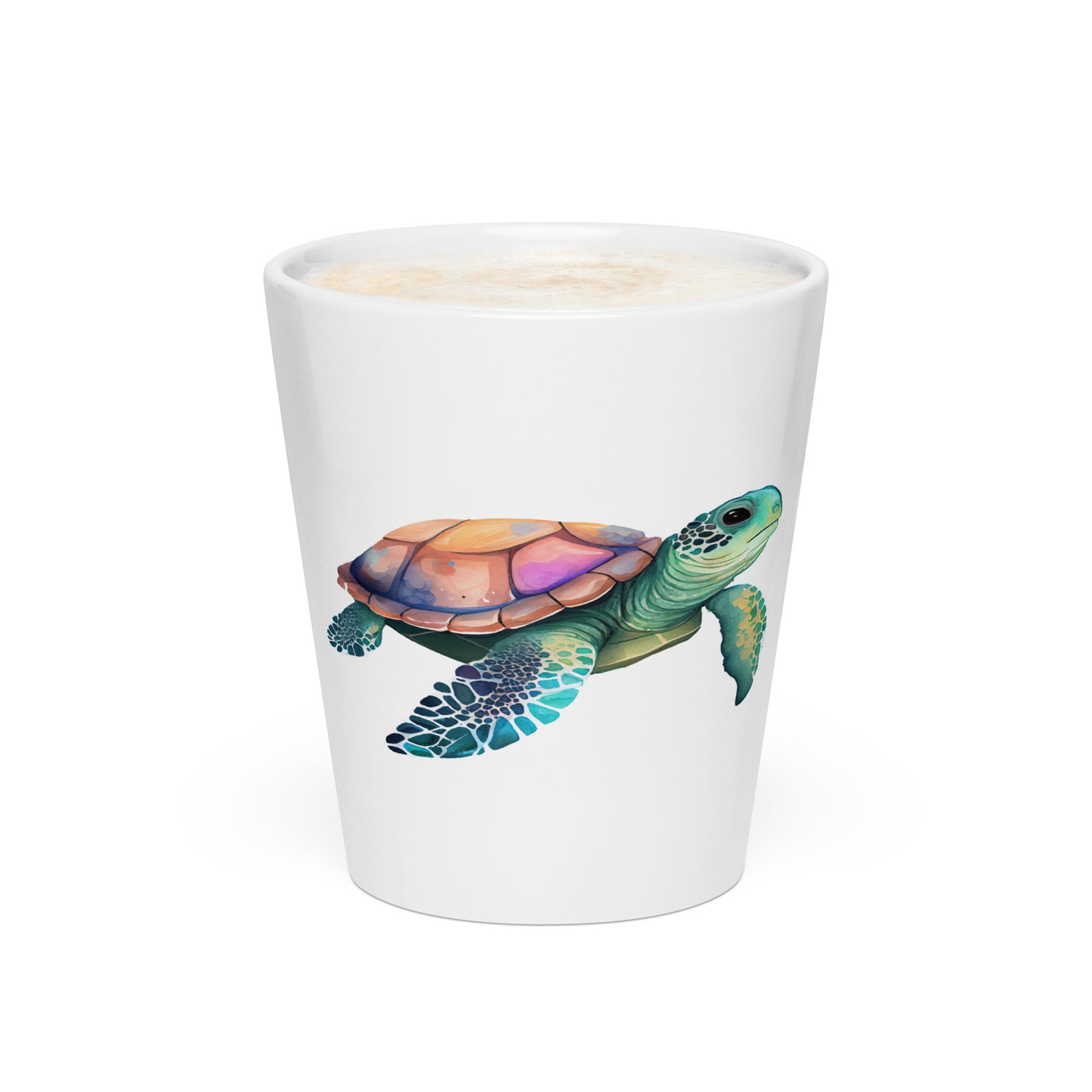 Sea Turtle Latte Mug