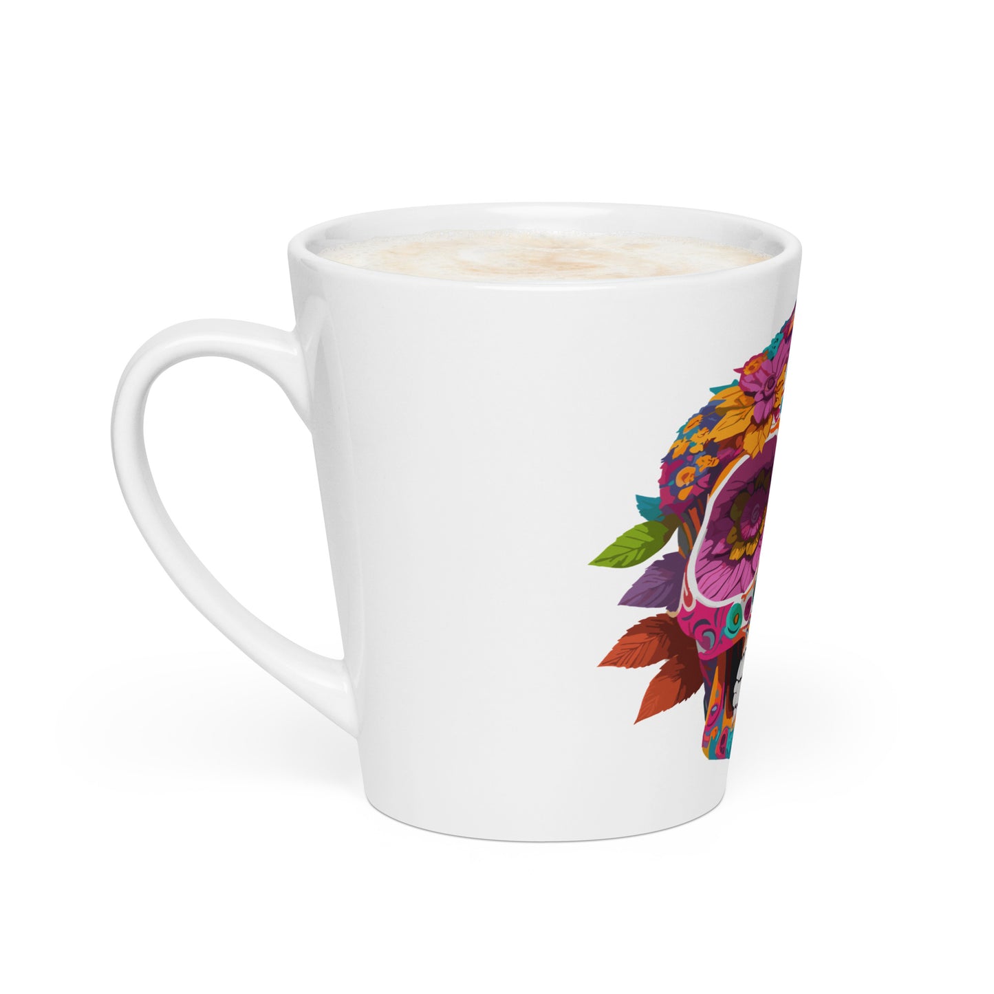 Sugar Skull Floral Latte Mugs