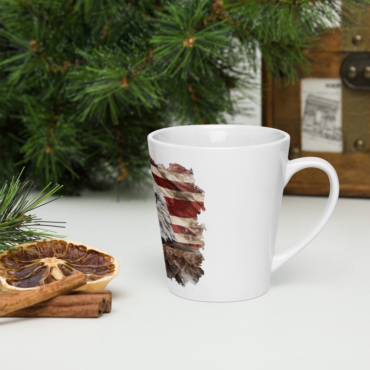 American Bald Eagle latte Mug