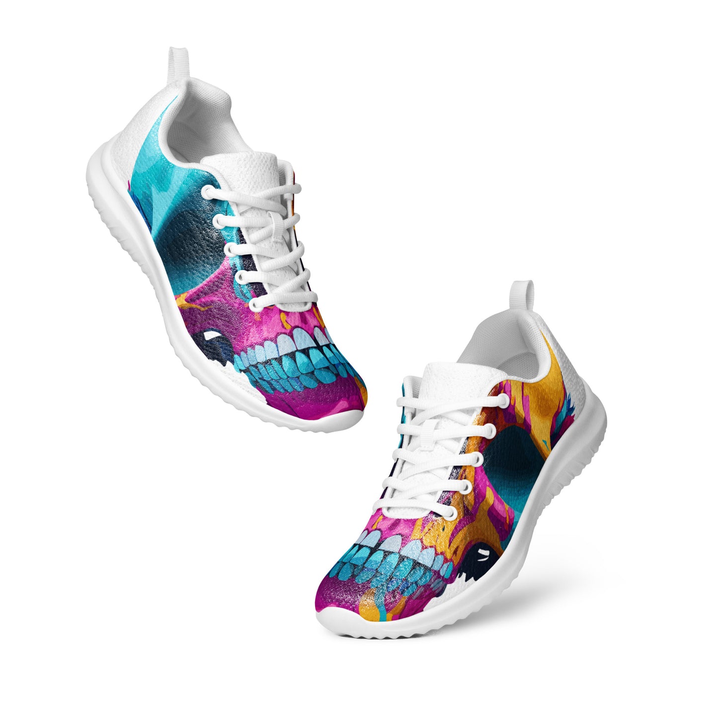 Color Skull Men’s Athletic Shoes