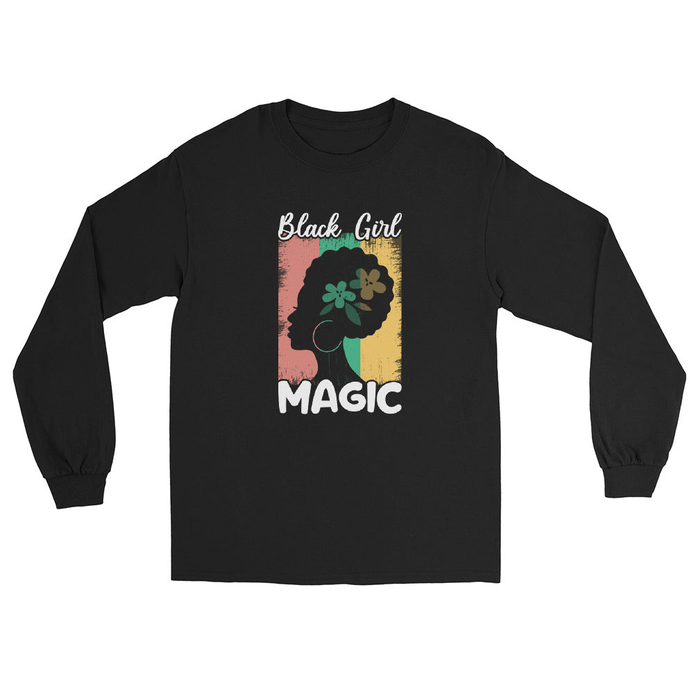 Black Girl Magic Ladies Long Sleeve Shirt