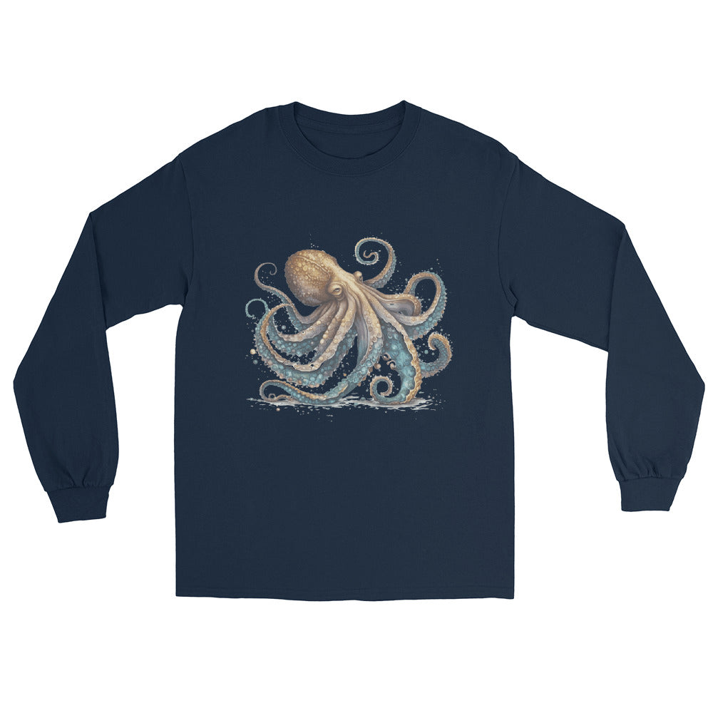 Octopus Ladies Long Sleeve Shirt