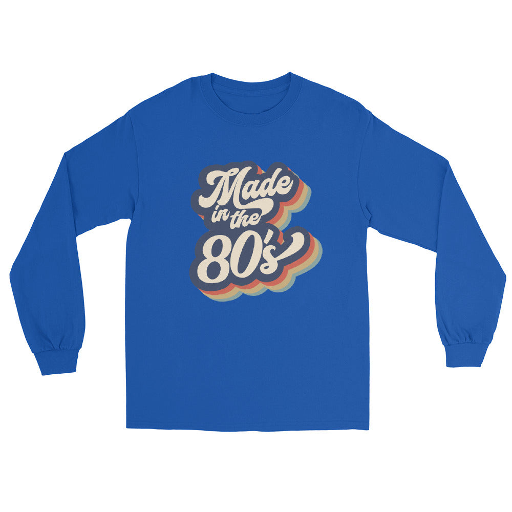 Made in the 80's blue Long Sleeve Shirt
