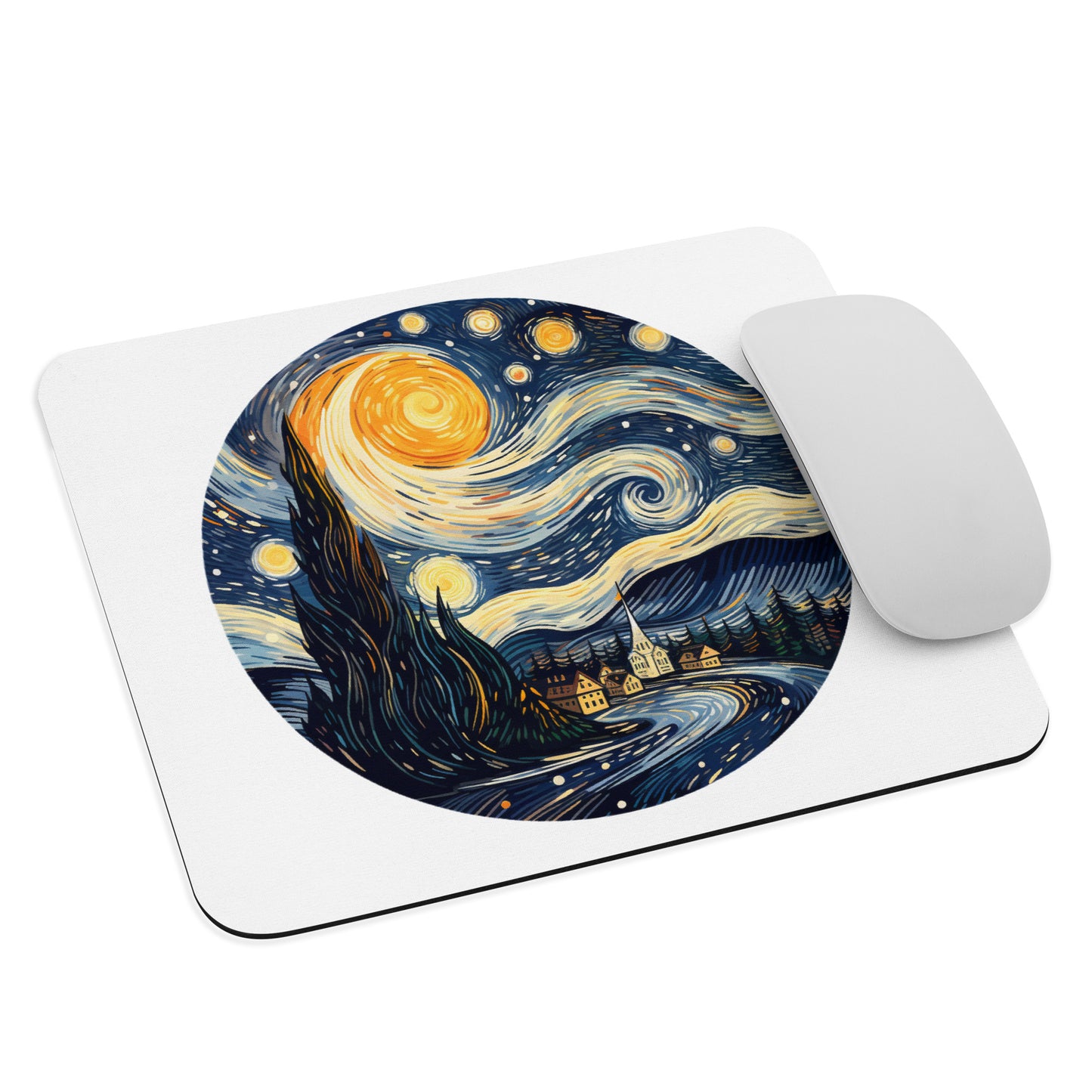 Van Gogh Starry Night Mouse Pad