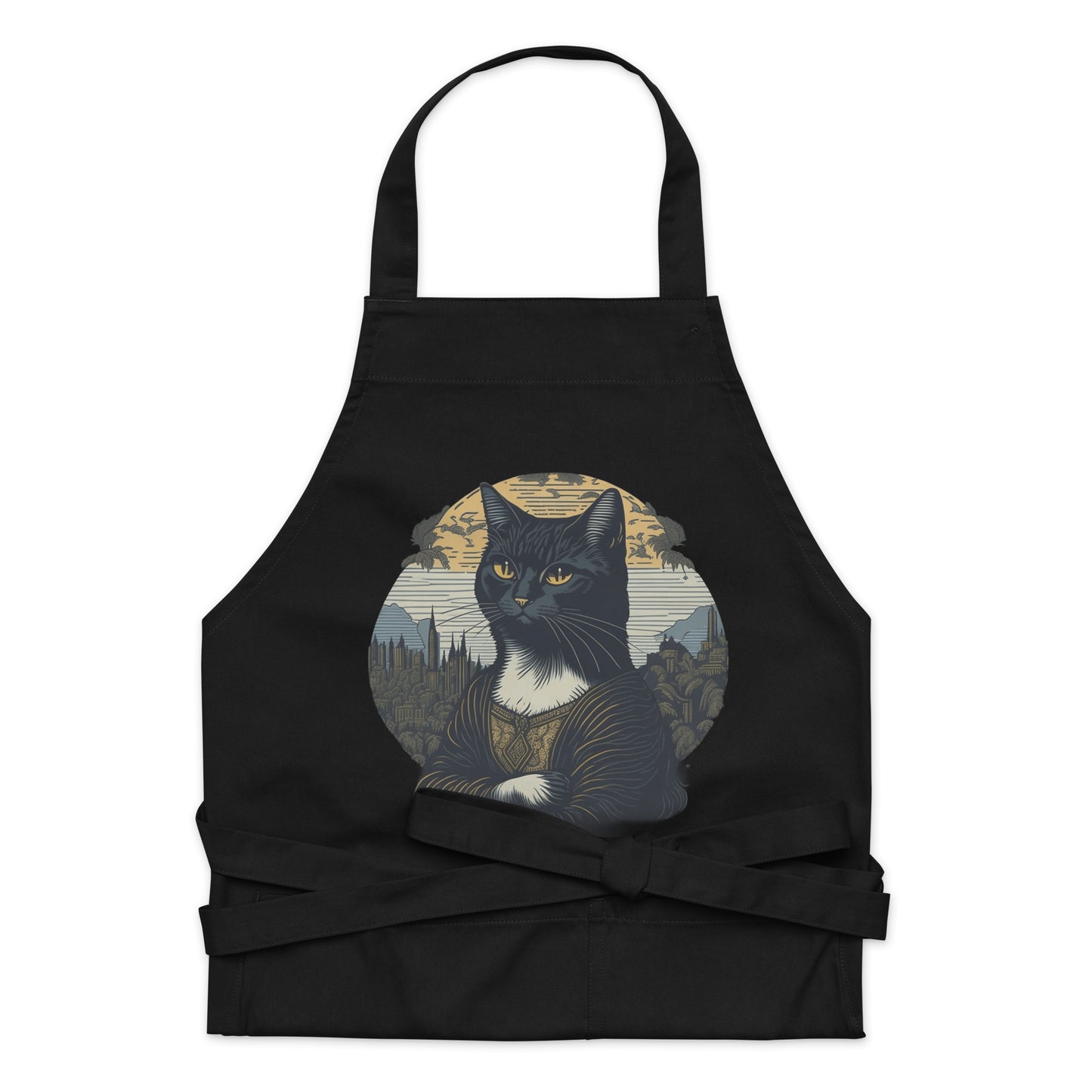 Mona Lisa Cat Apron