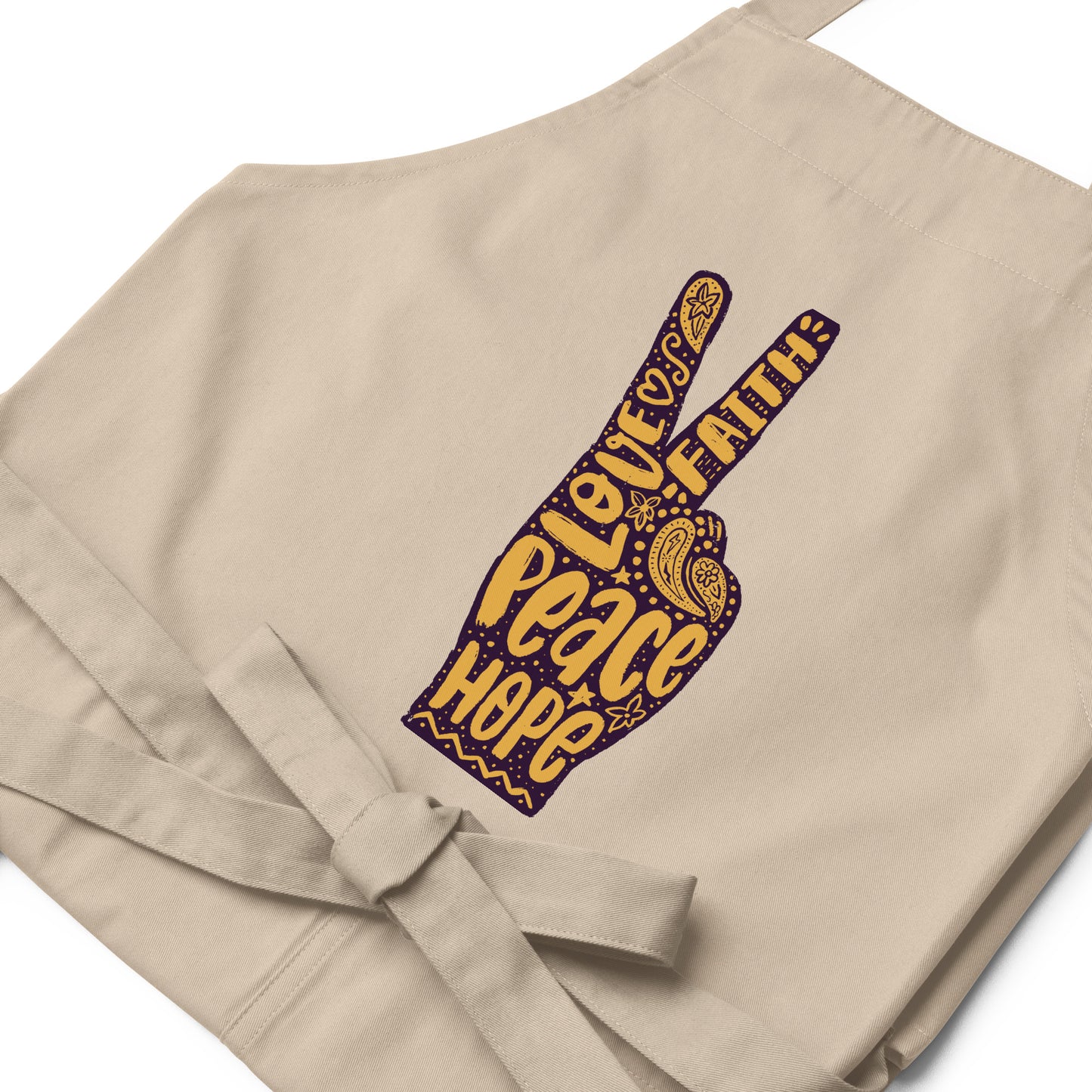 faith hope apron