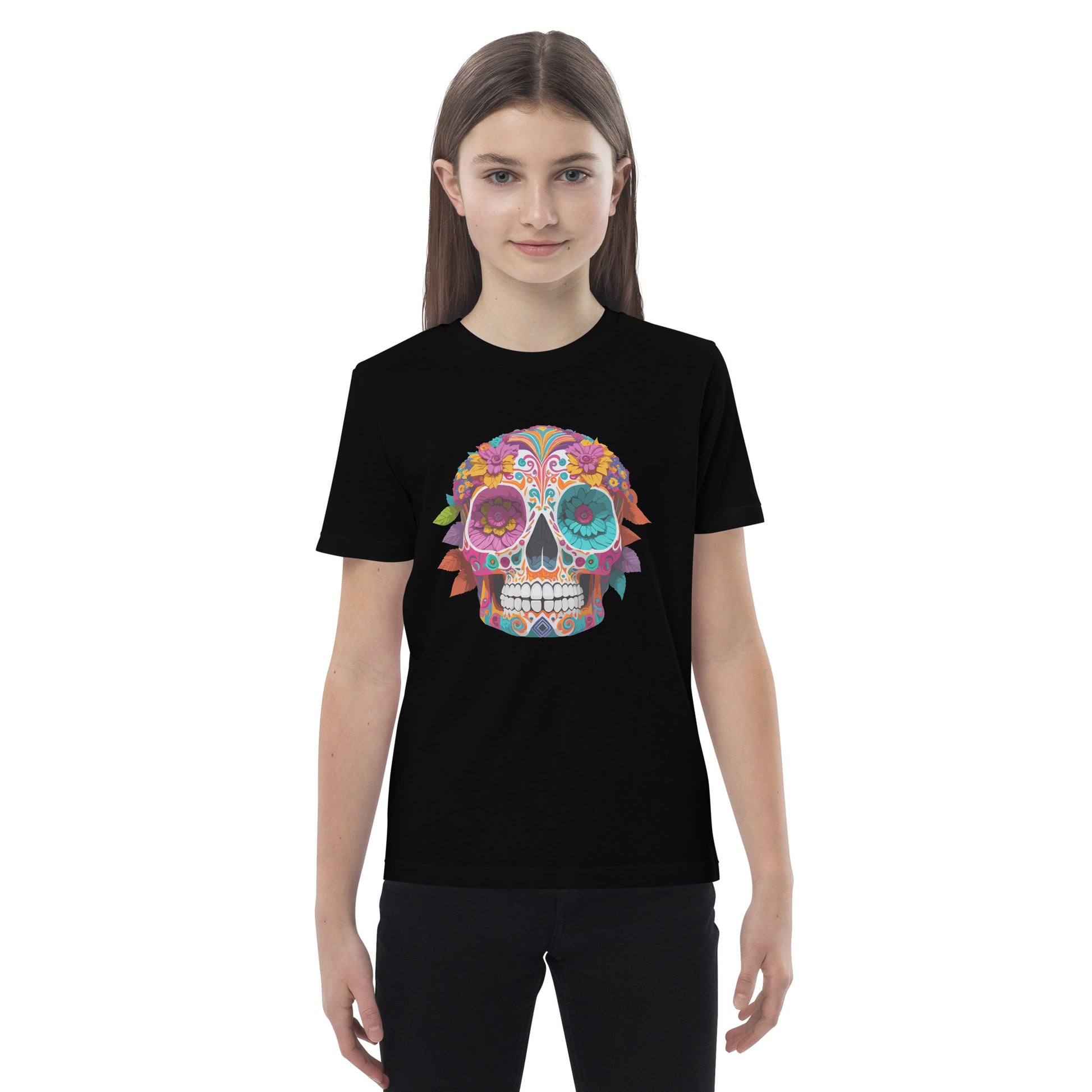 Dia De Los Muertos Kids Tshirt