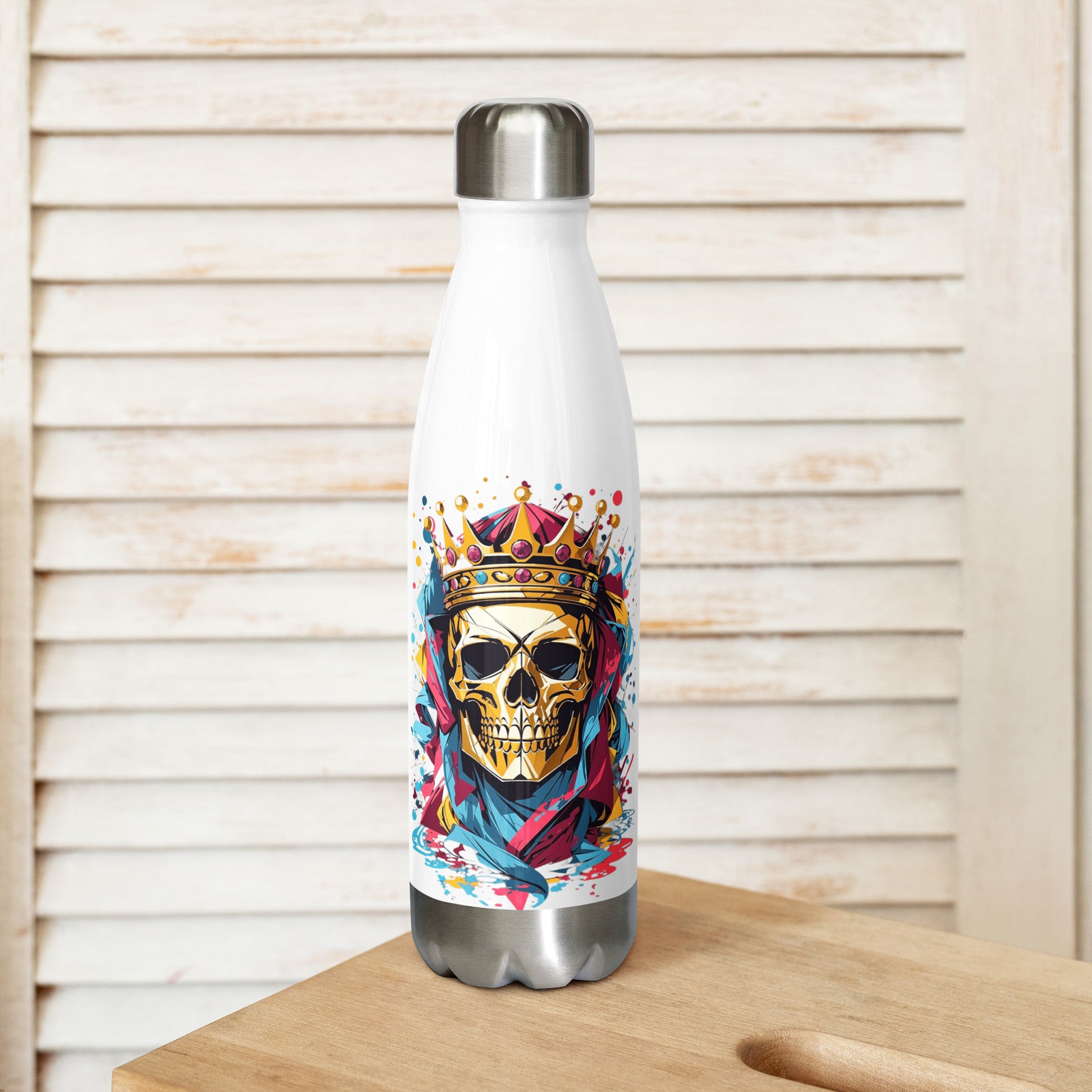 Skull & Crown Water Bottle