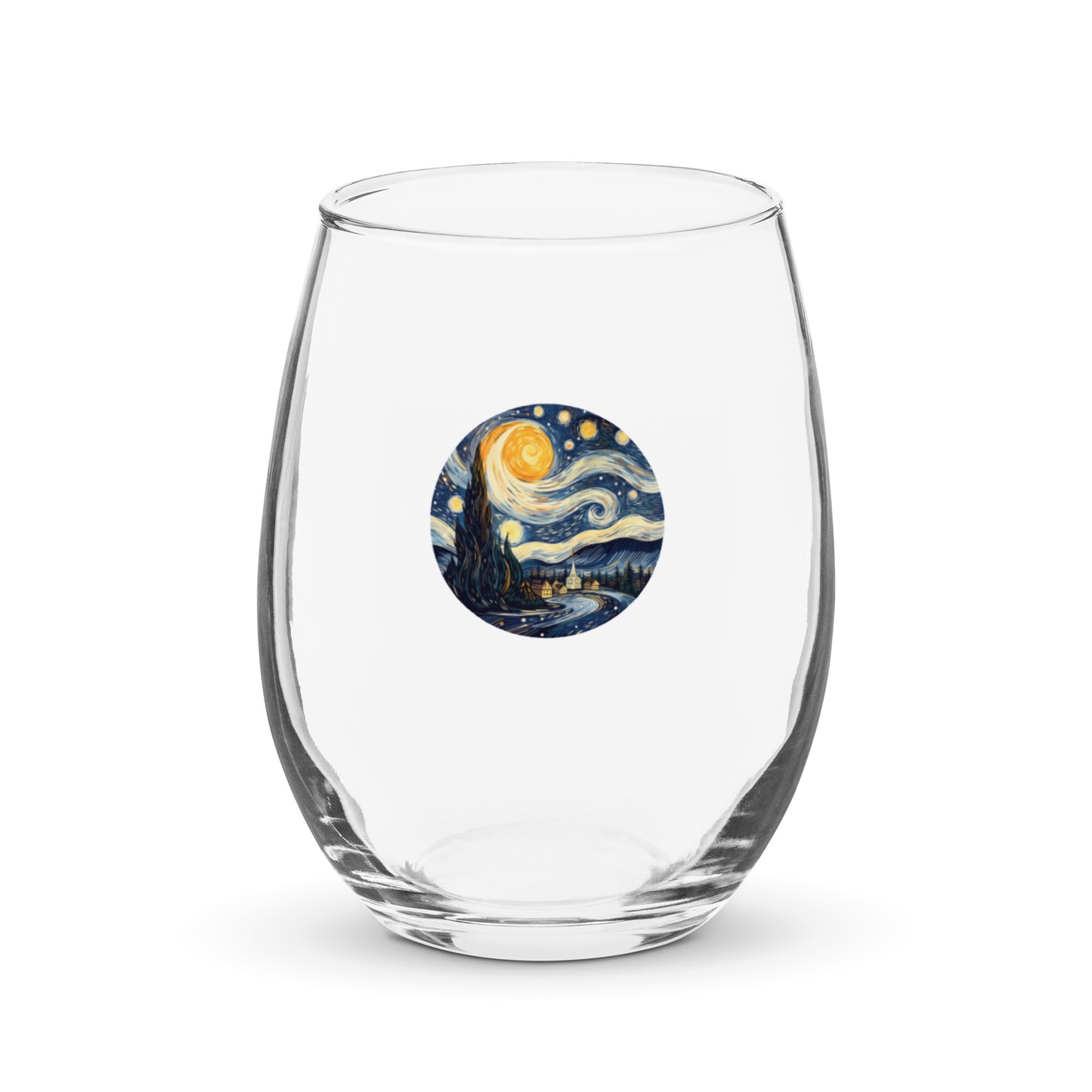 Van Gogh Starry Night Wine Glass