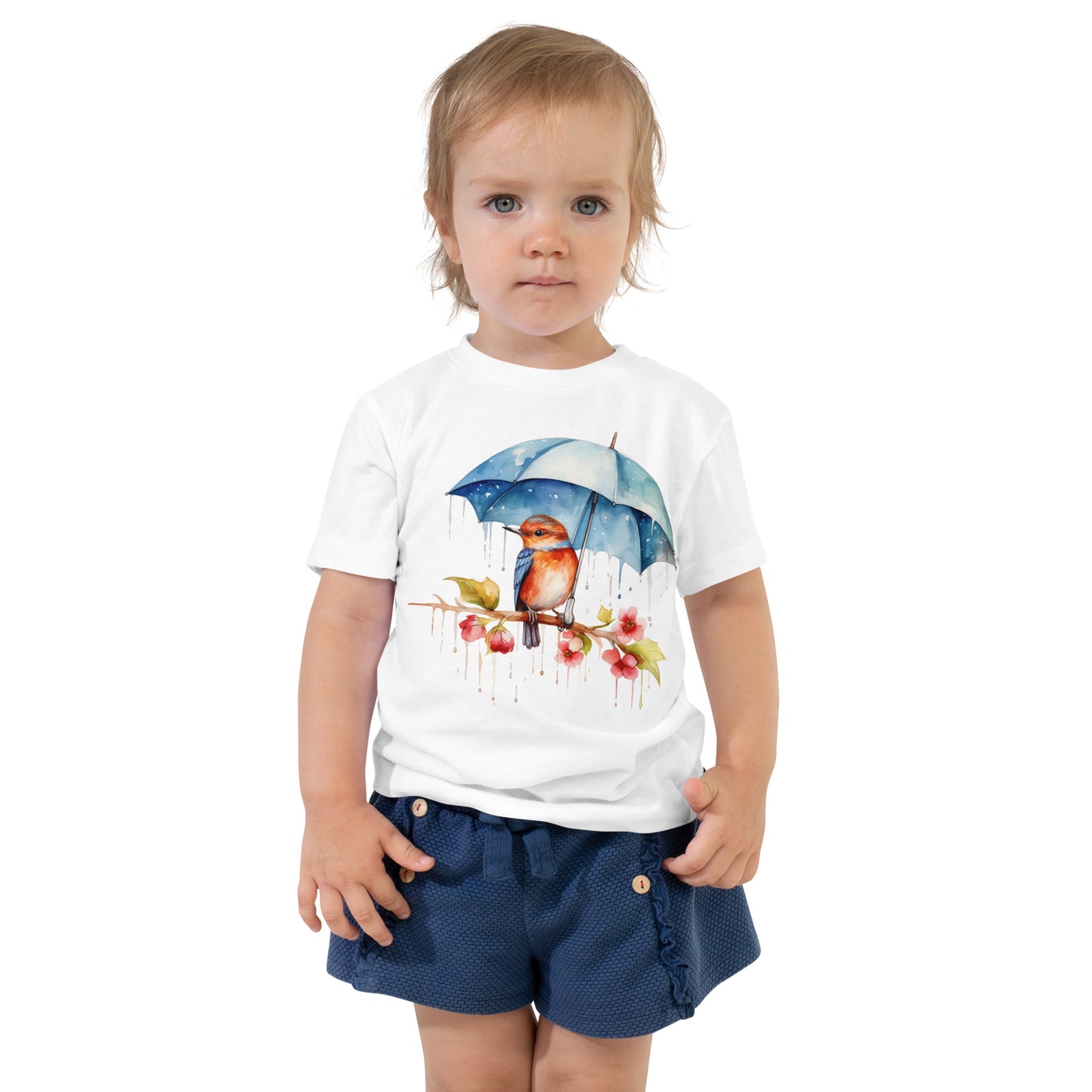Baby Bird with Umbrella Toddler T-Shirt