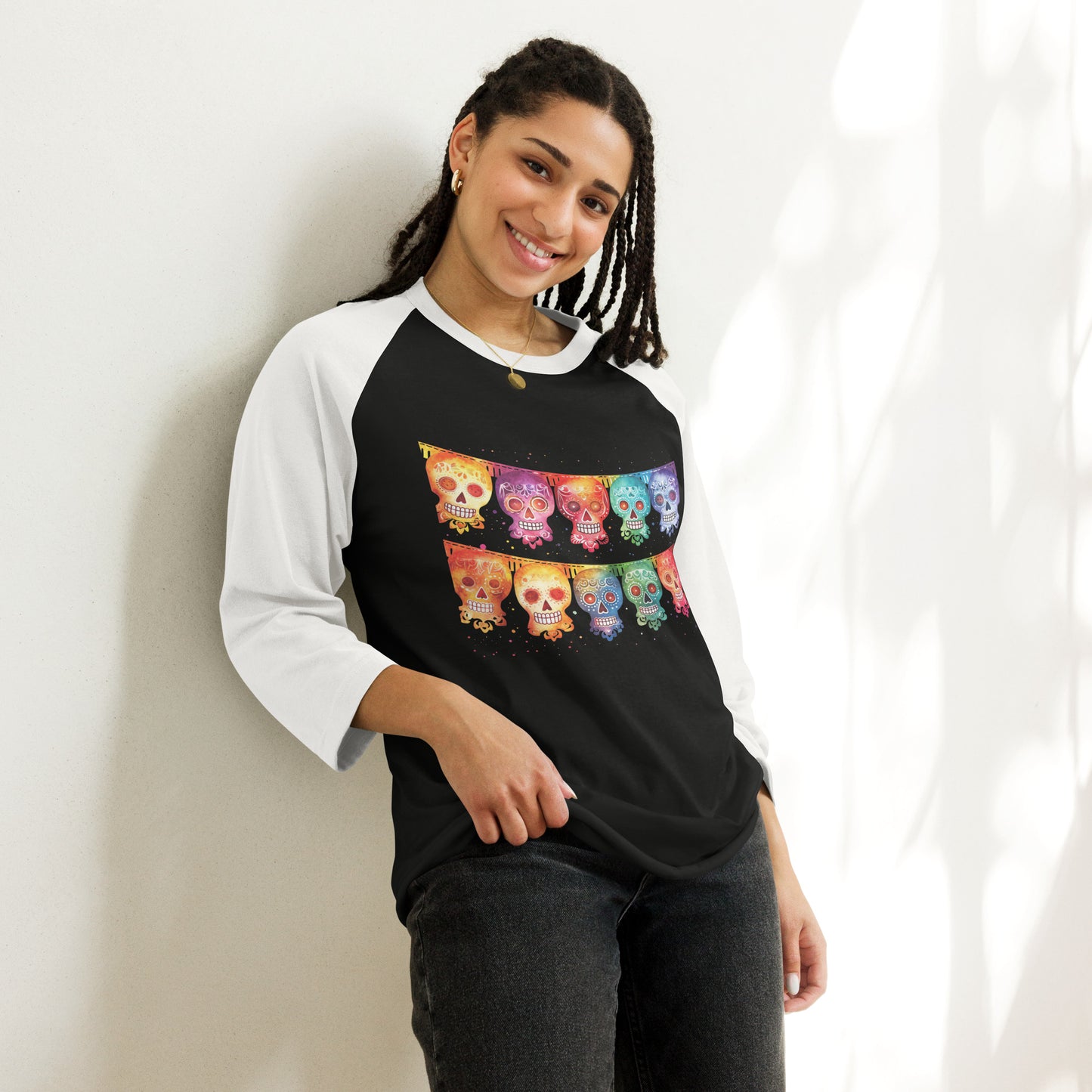 Mexican Fiesta Banner Raglan Shirt