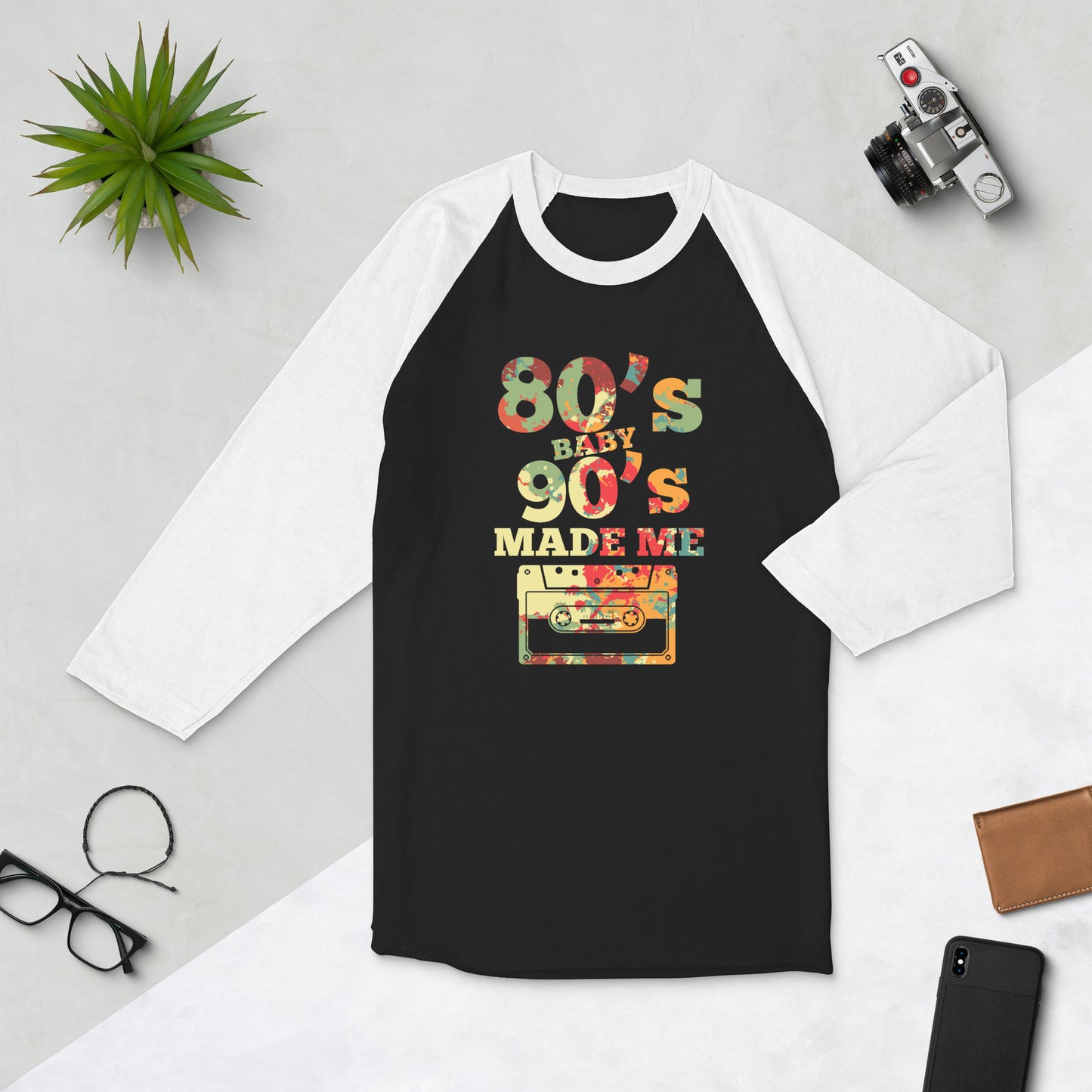 80's Baby 90's Made Me Raglan Shirt