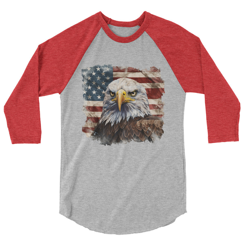 American Flag baseball Shirt