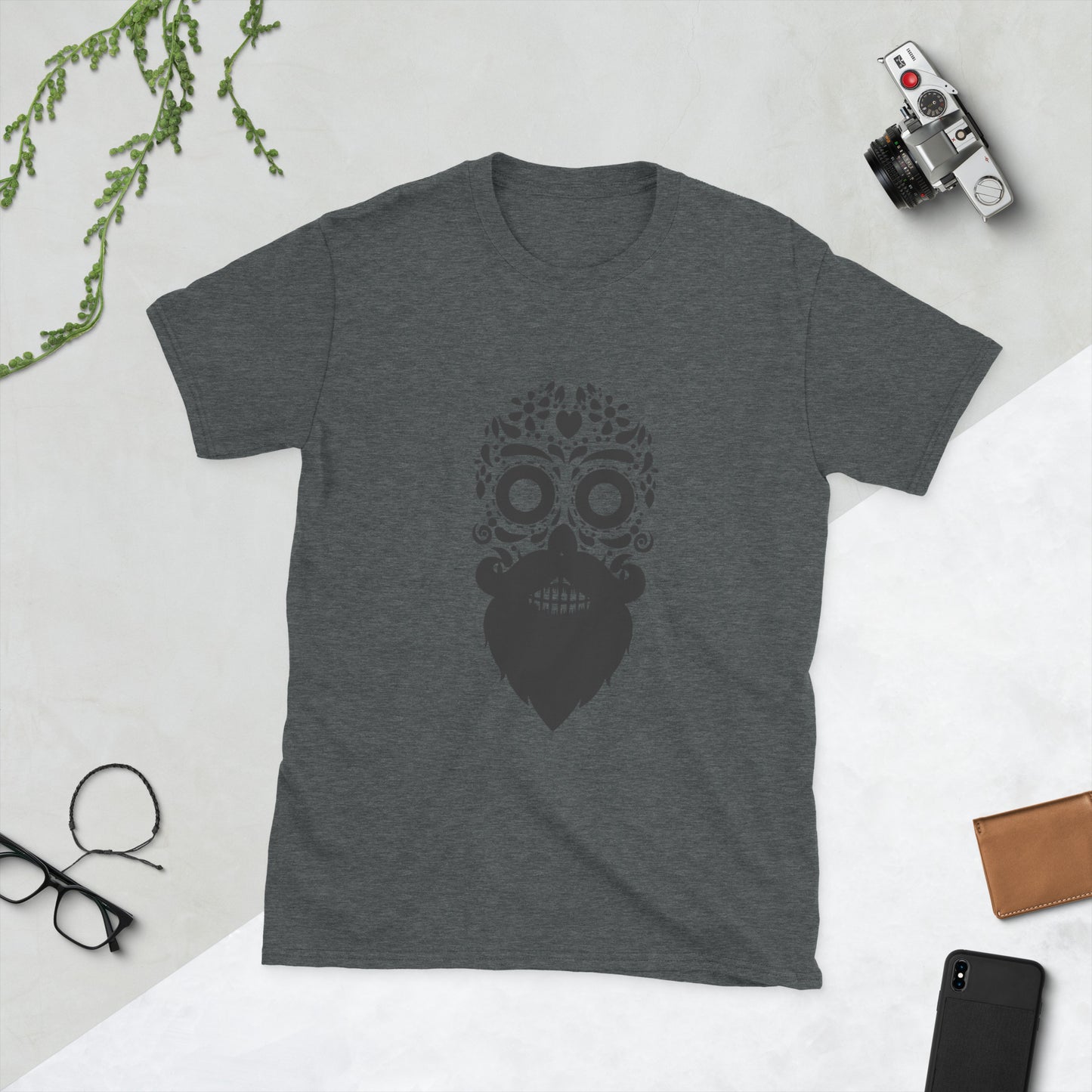 Bearded Sugar Skull Ladies TShirt