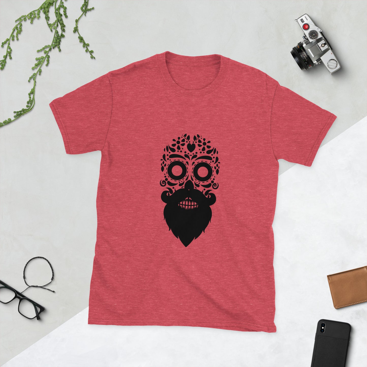 Bearded Sugar Skull T-Shirt