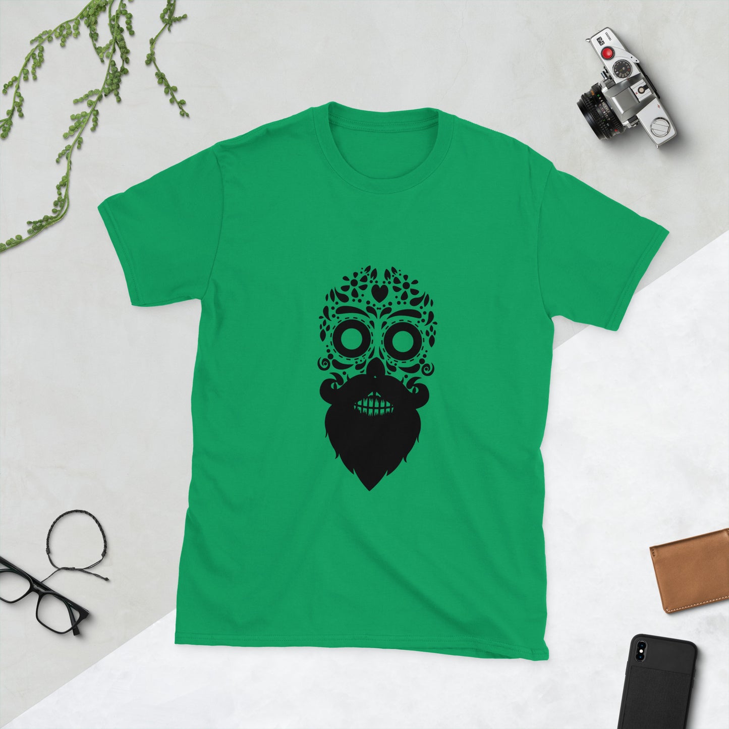 Beard Skull Men's Tee Shirt