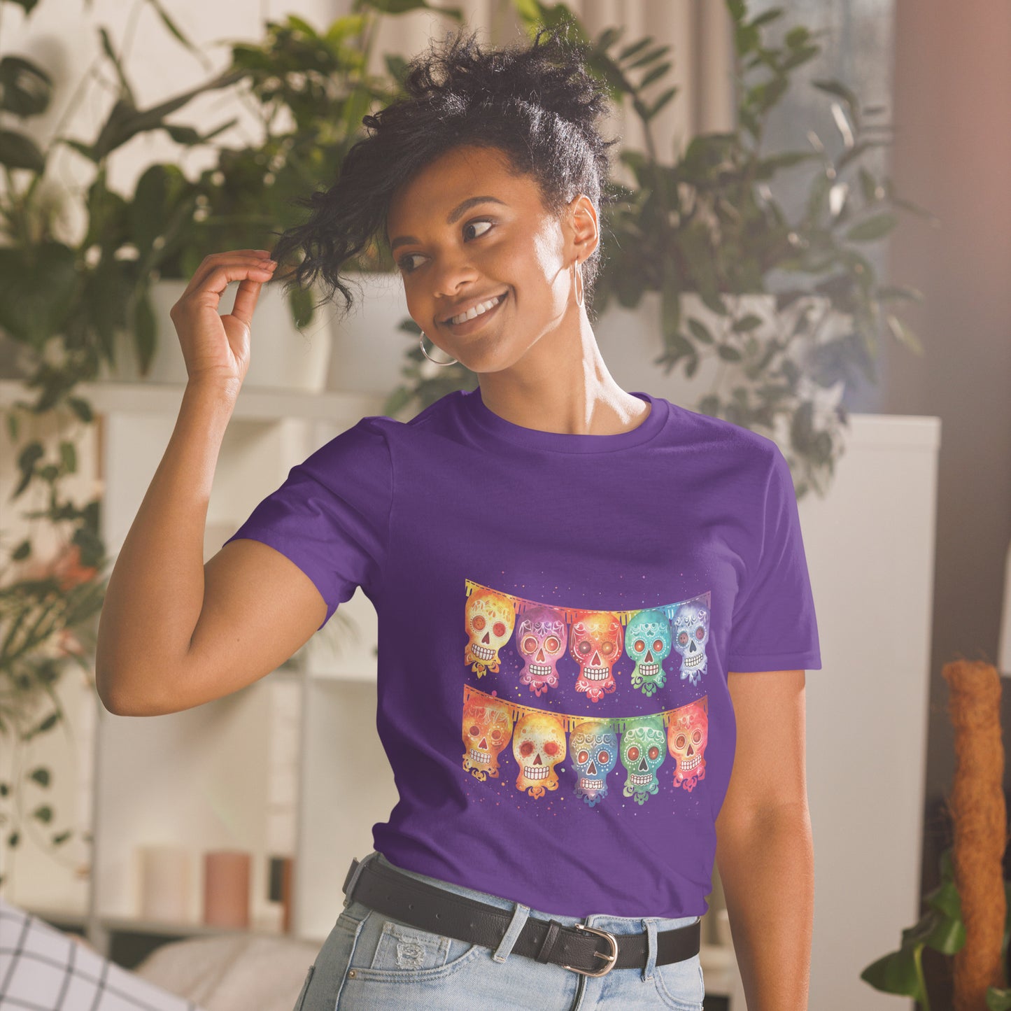 Mexican Fiesta Flags Ladies TShirt
