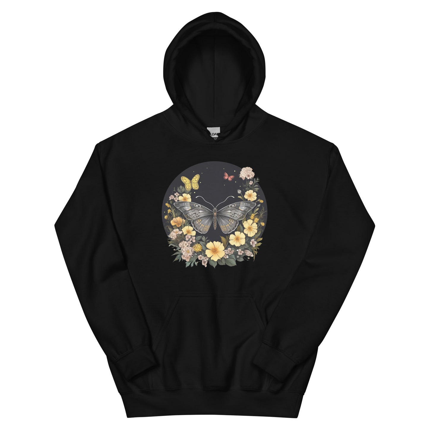 butterflies flowers ladies hoodies