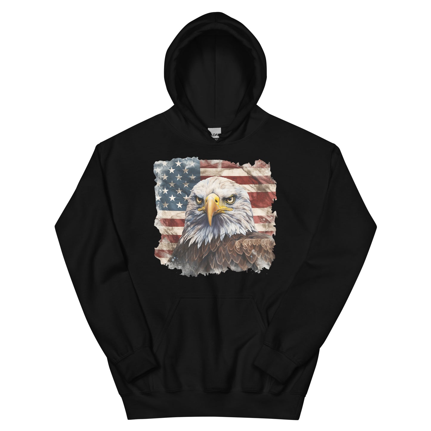 USA Flag Ladies Hoodie
