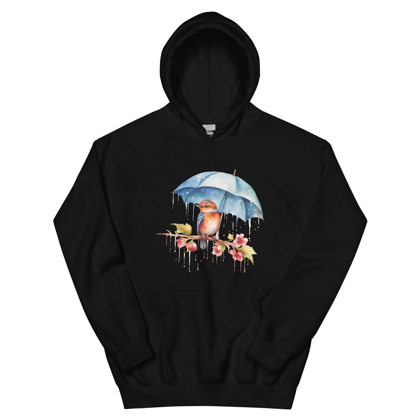 Bird with an Umbrella Ladies Hoodie