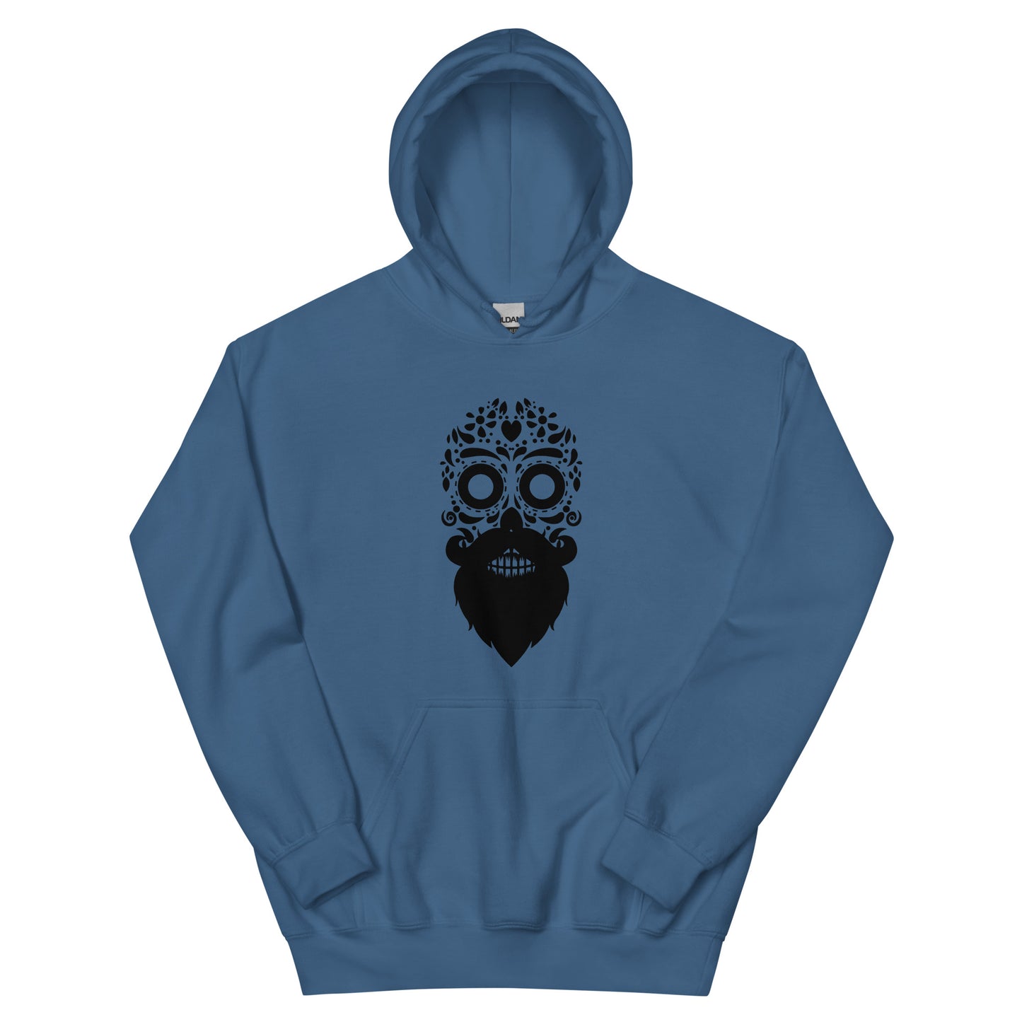 Bearded Sugar Skull Men's Hoodie
