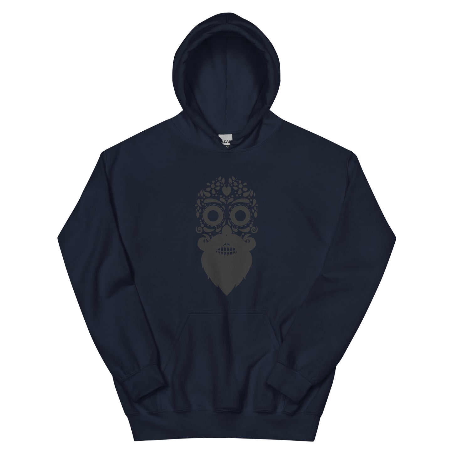 Bearded Sugar Skull Hoodie