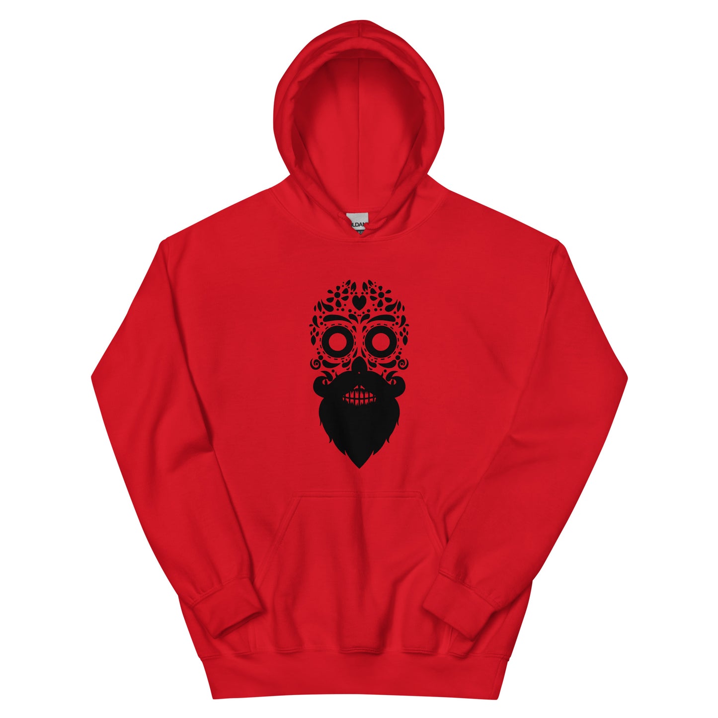 Bearded Sugar Skull women's Hoodie