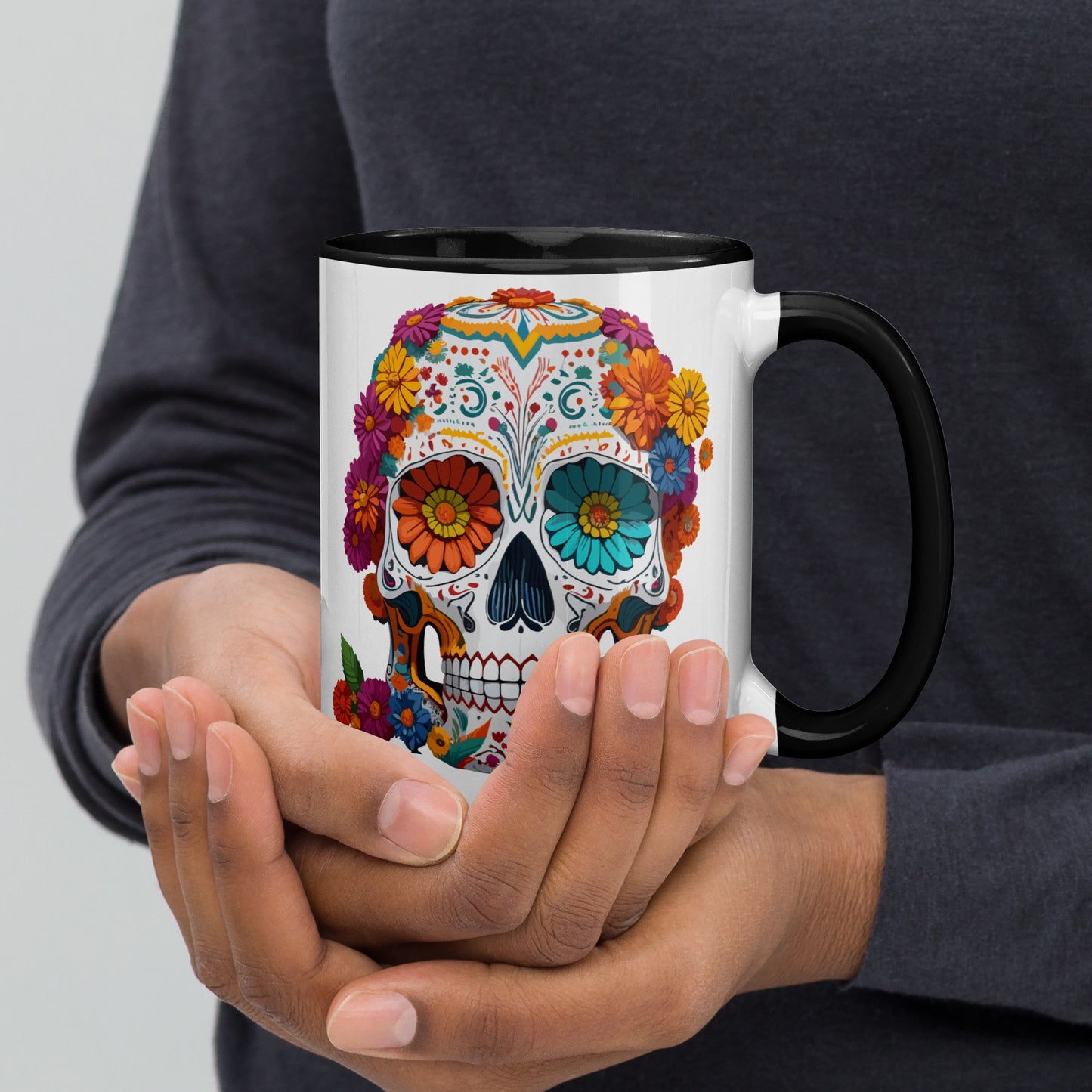 Sugar Skull Color Coffee cup
