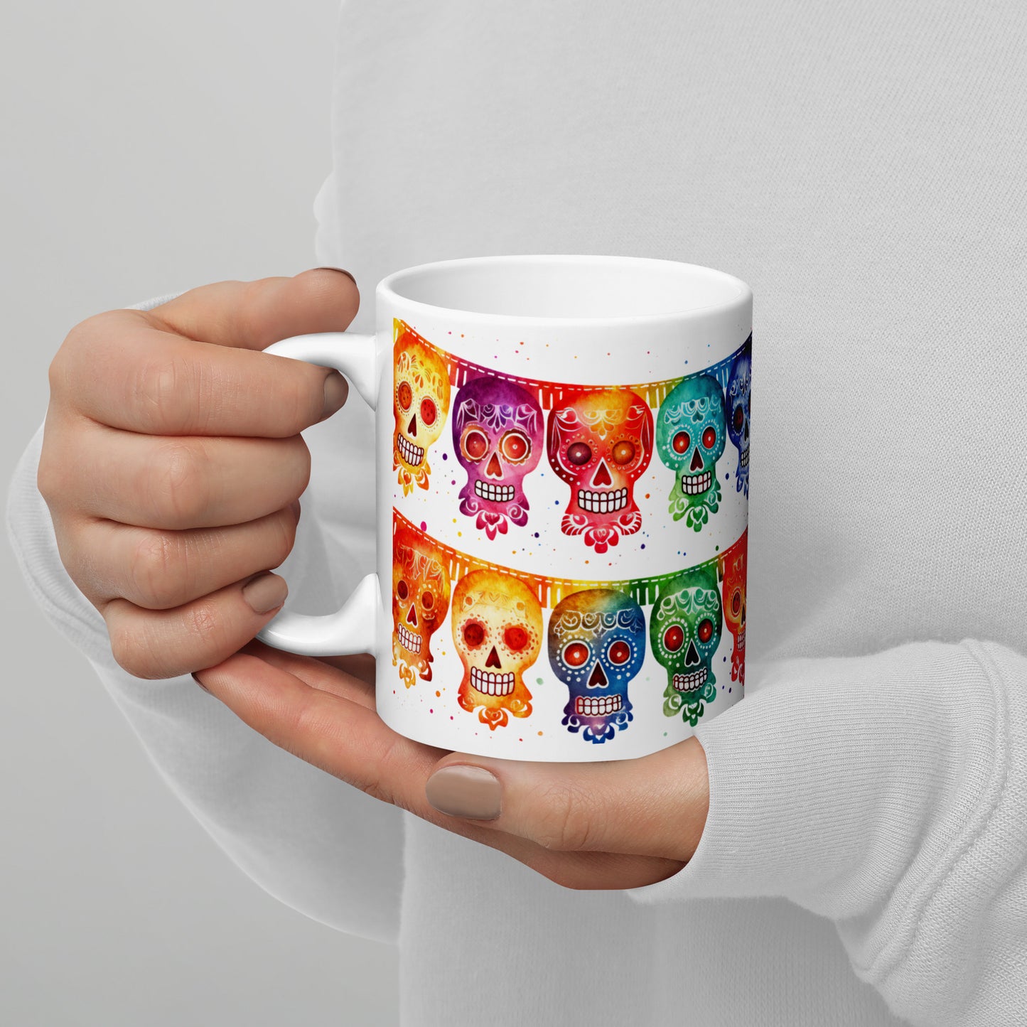 Mexican Fiesta Banner Flags Coffee Cup