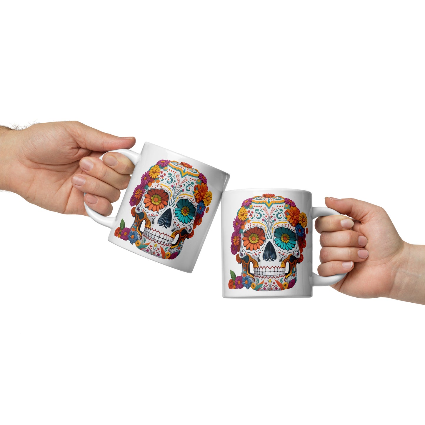 Sugar Skull tea Cup