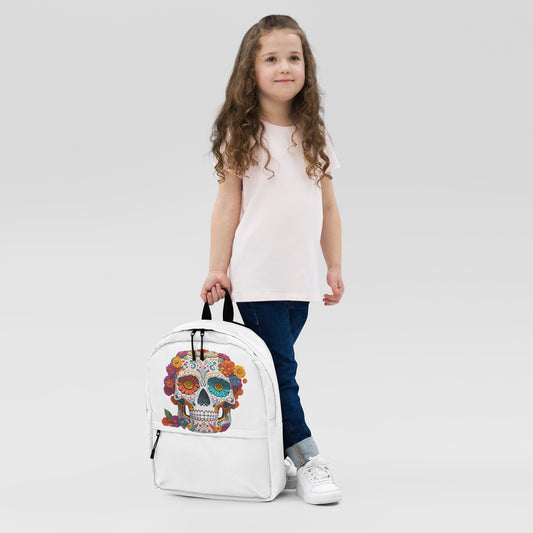 Sugar Skull Floral Back Pack