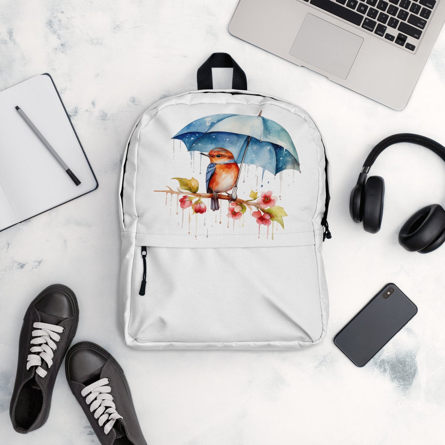 Bird with an Umbrella Backpack