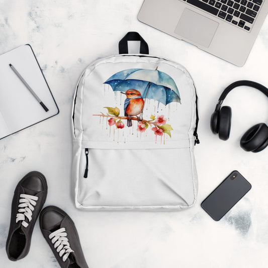Bird with an Umbrella Backpack
